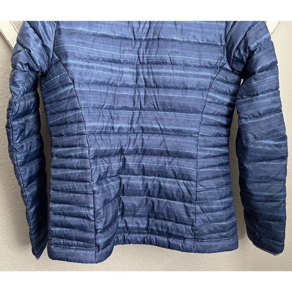 Patagonia Women's S Down Sweater Puffer Jacket 84683 - Blue Stripe - Picture 9 of 9